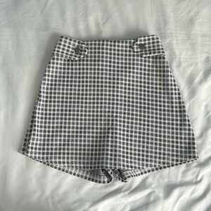 Plaid Skort